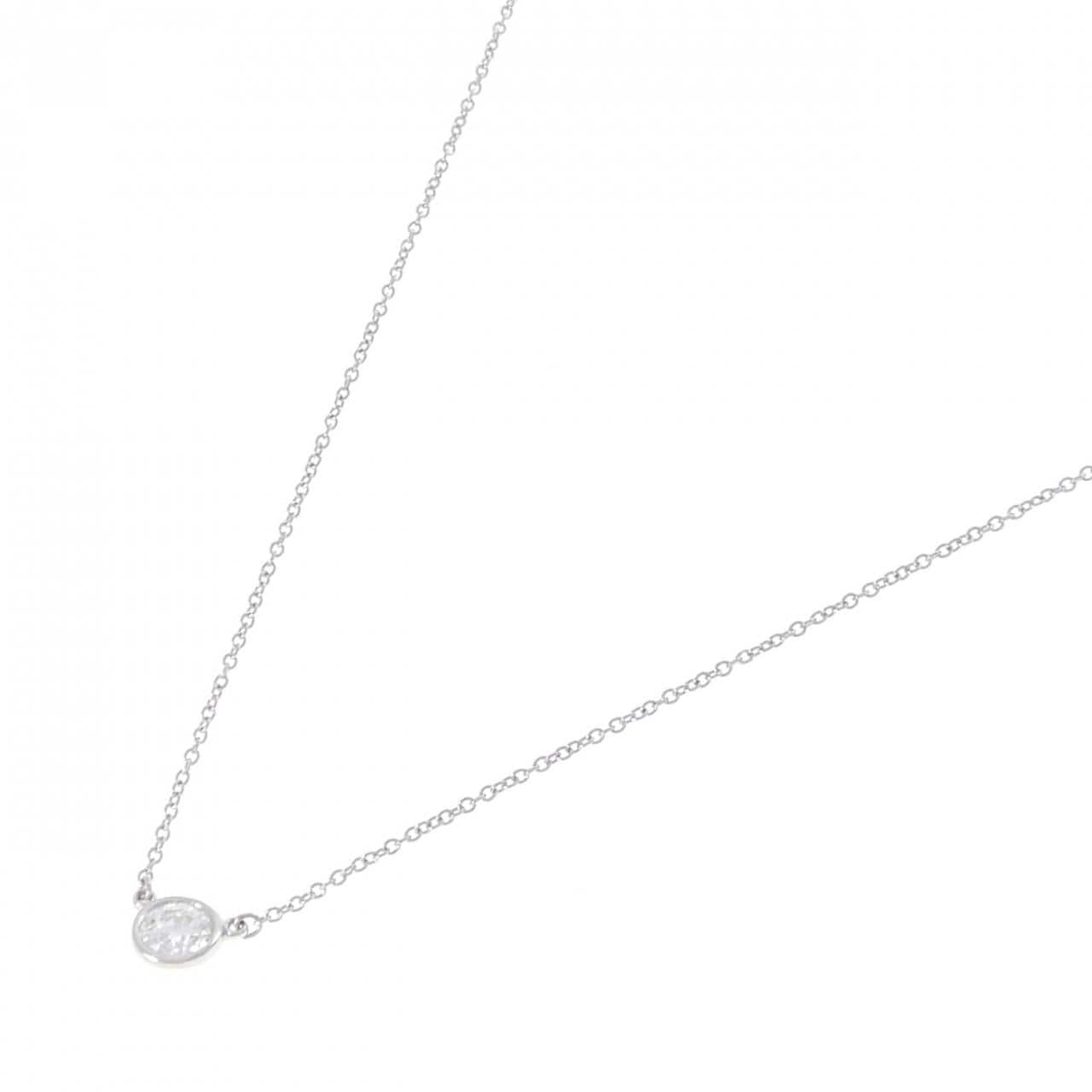 ティファニー バイザヤード ネックレス 0.35CT G VS2 3EXT