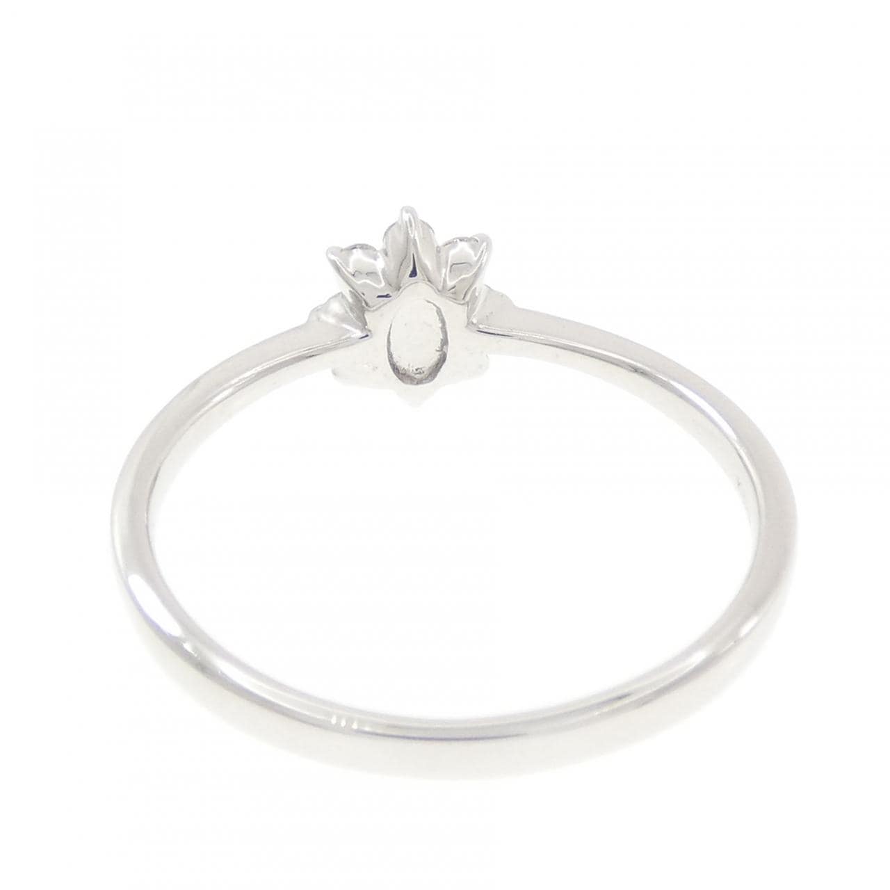 K18WG トルマリン リング 0.07CT