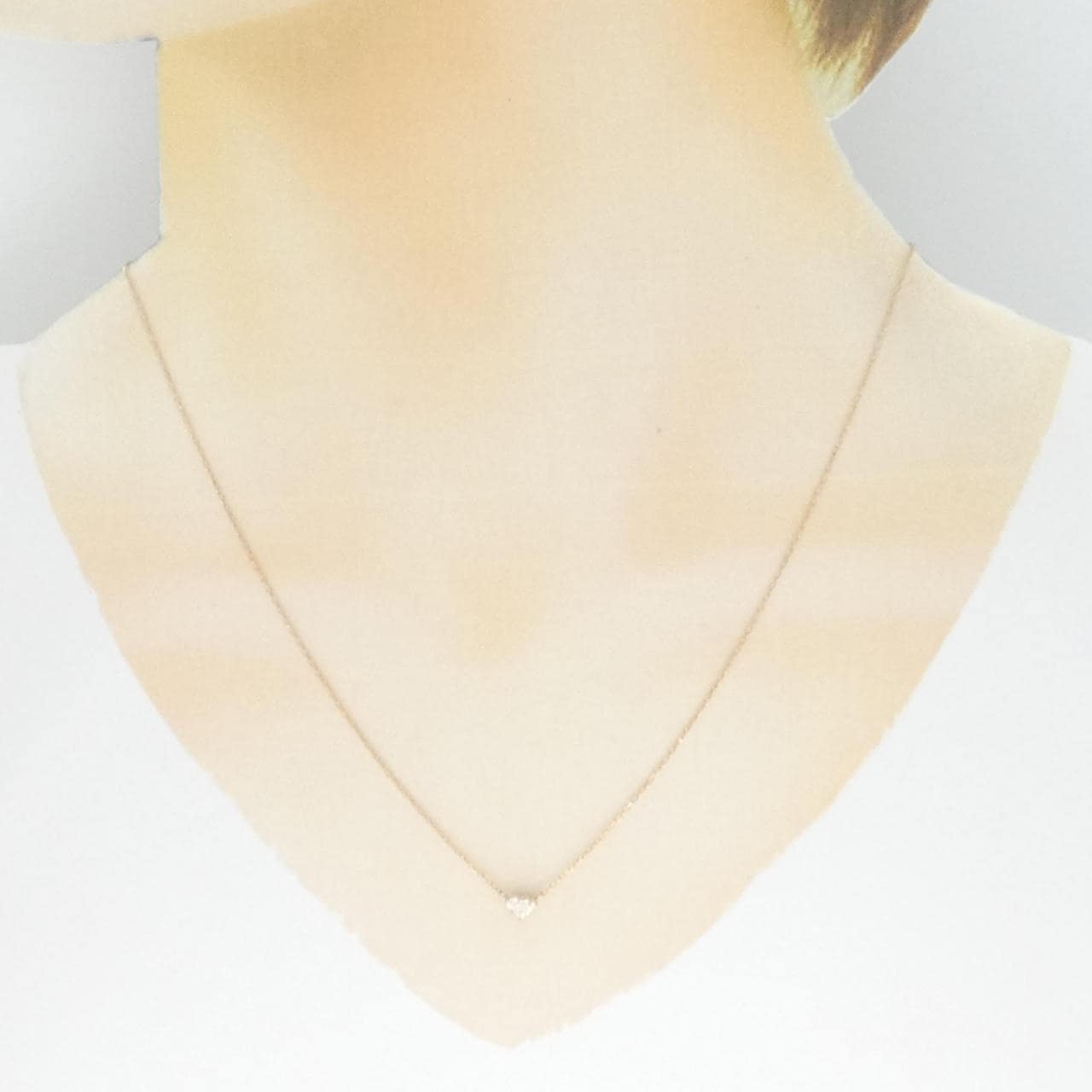 KOMEHYO |K18PG Heart Diamond Necklace 0.182CT|Jewelry|Necklace ...
