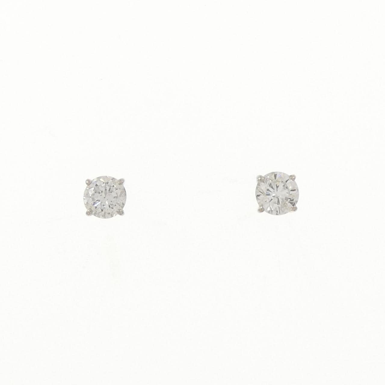 PT900 ダイヤモンド ピアス 0.704CT