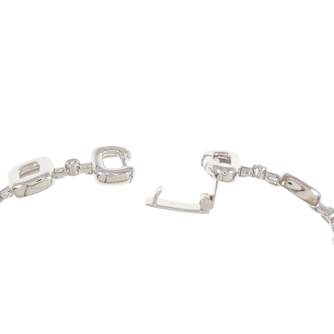 K18WG ダイヤモンド ブレスレット 1.00CT