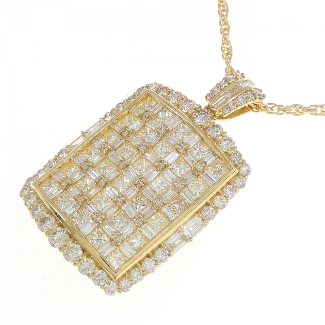 【新品】K18YG ダイヤモンド ネックレス 5.00CT
