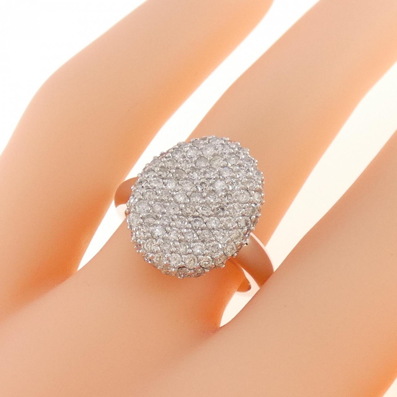 K18WG ダイヤモンド リング 1.24CT