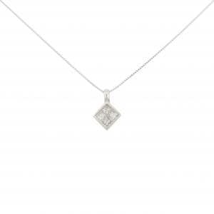 K18WG ダイヤモンド ネックレス 0.30CT