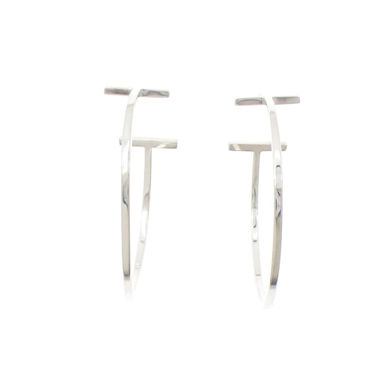 ティファニー Tワイヤー フープ ラージ ピアス