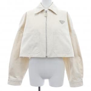 プラダ PRADA キャメルヘアブルゾンジャケット トライアングルロゴ P536O SOOO 10YP ジャケット