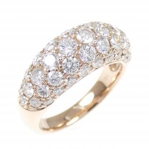 K18PG パヴェ ダイヤモンド リング 2.00CT