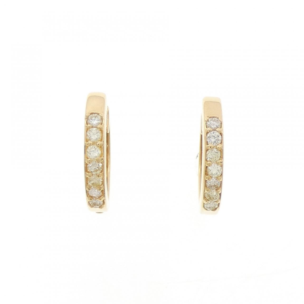 K18YG ダイヤモンド ピアス 0.32CT