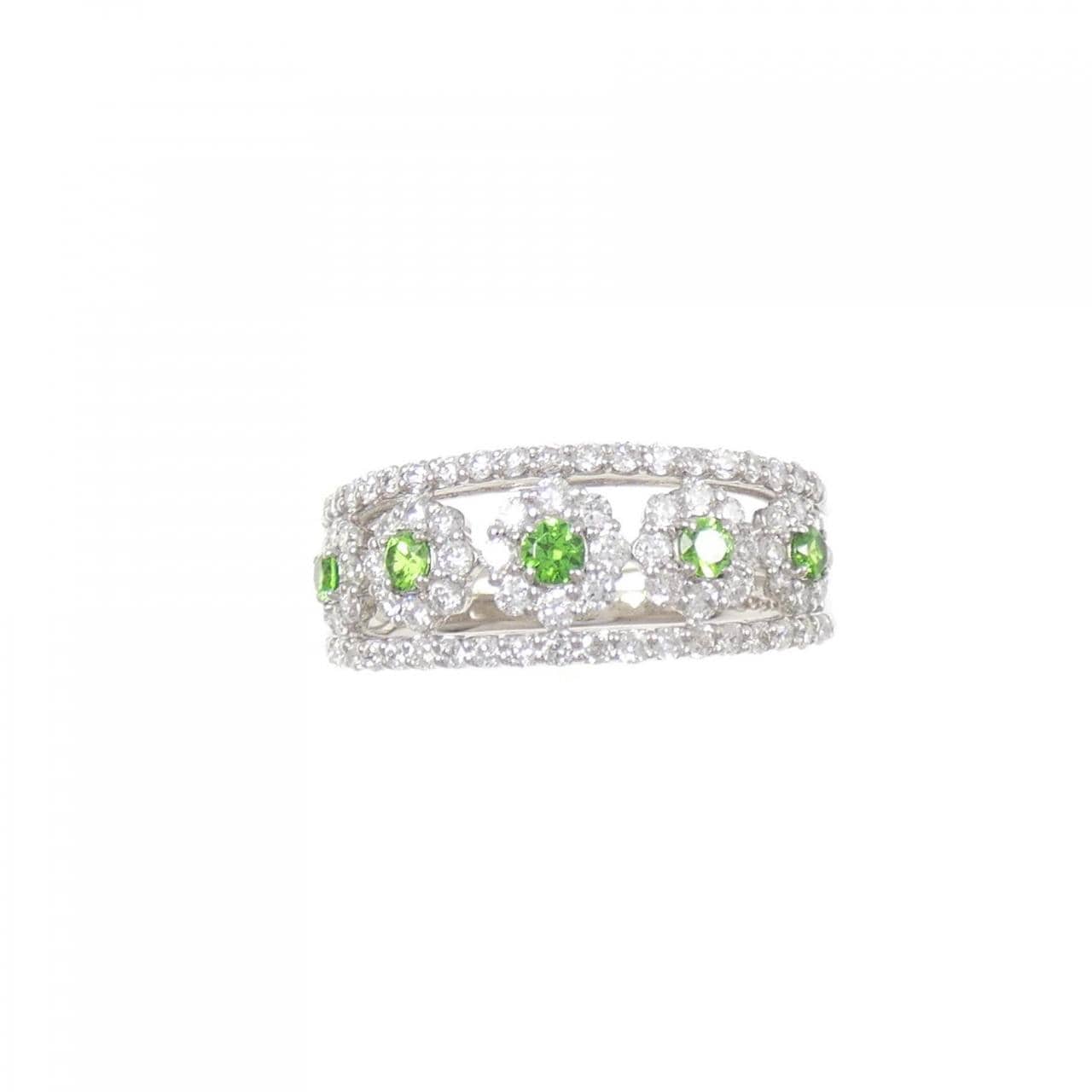 PT900 デマントイドガーネット リング 0.21CT