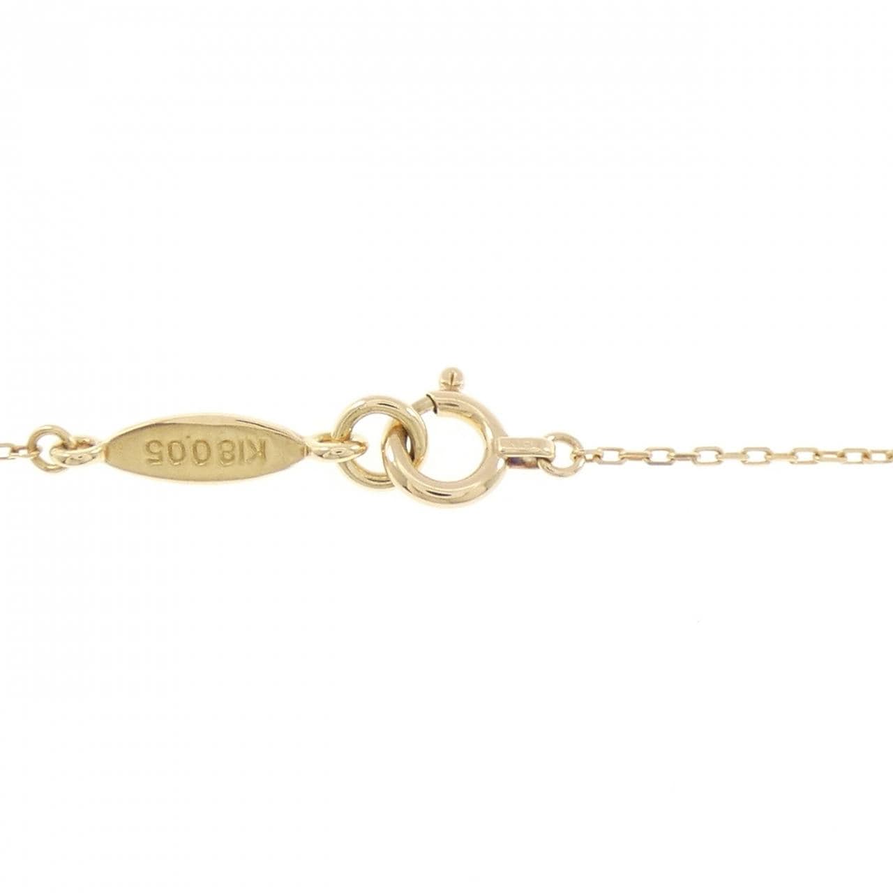 アーカー クロスパヴェ ネックレス 0.05CT