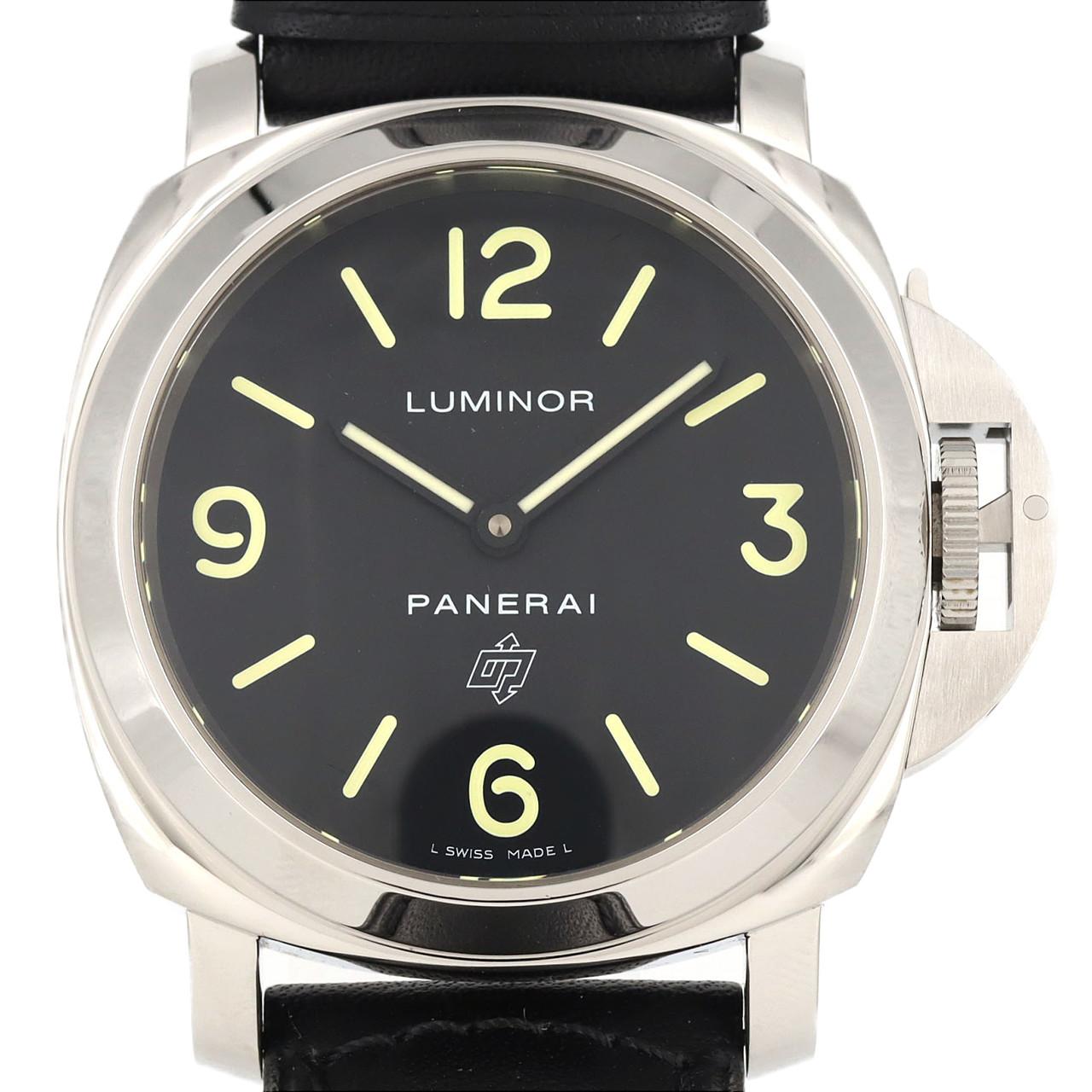 PANERAI Luminor Base Logo Acciaio PAM01000 SS手動上弦