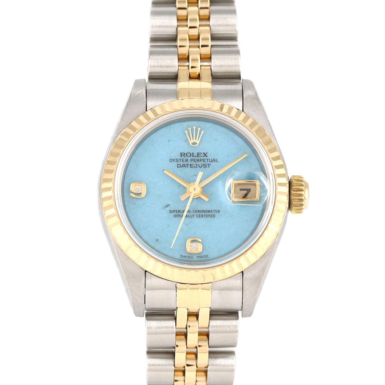 ロレックス デイトジャスト 79173 2BR SSxYG 自動巻 A番