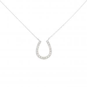 PT900/PT850 ホースシュー ダイヤモンド ネックレス 0.20CT
