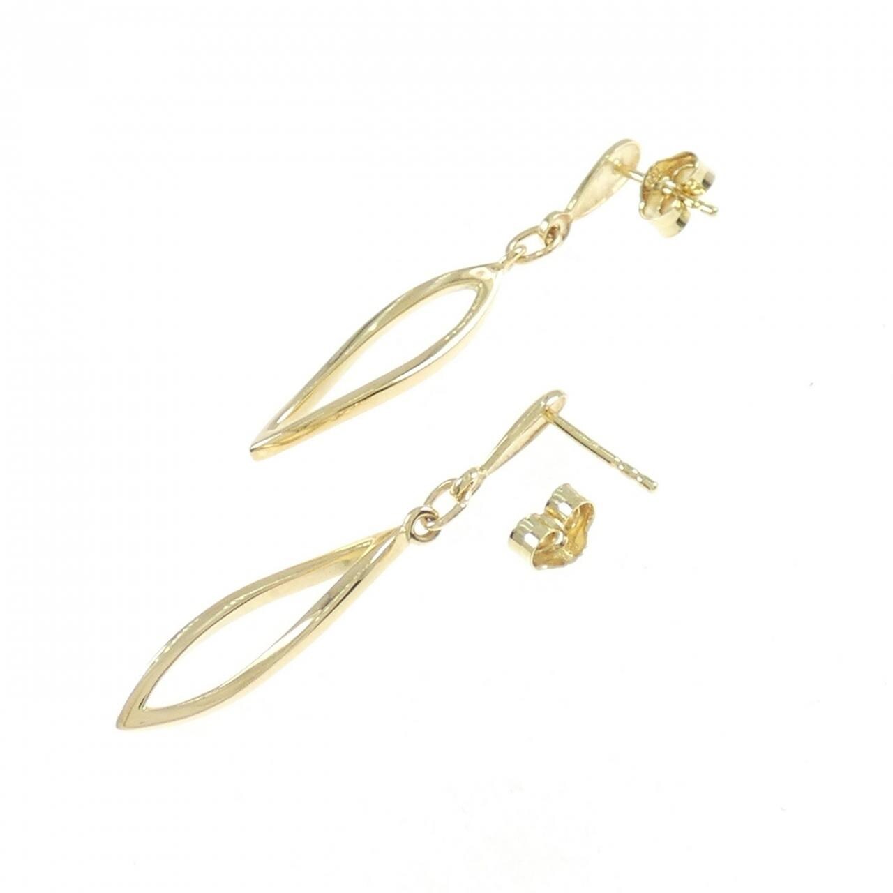Ginza Tanaka 750YG Earrings