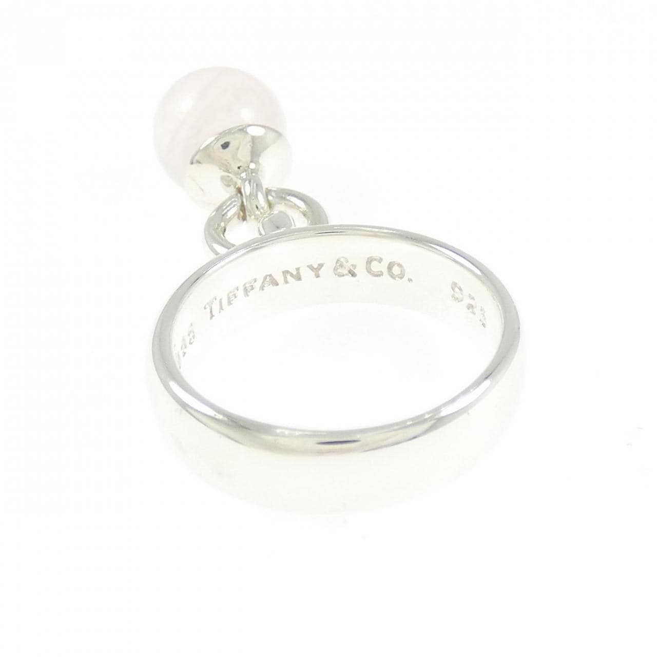 【ヴィンテージ】ティファニー ローズクオーツ リング