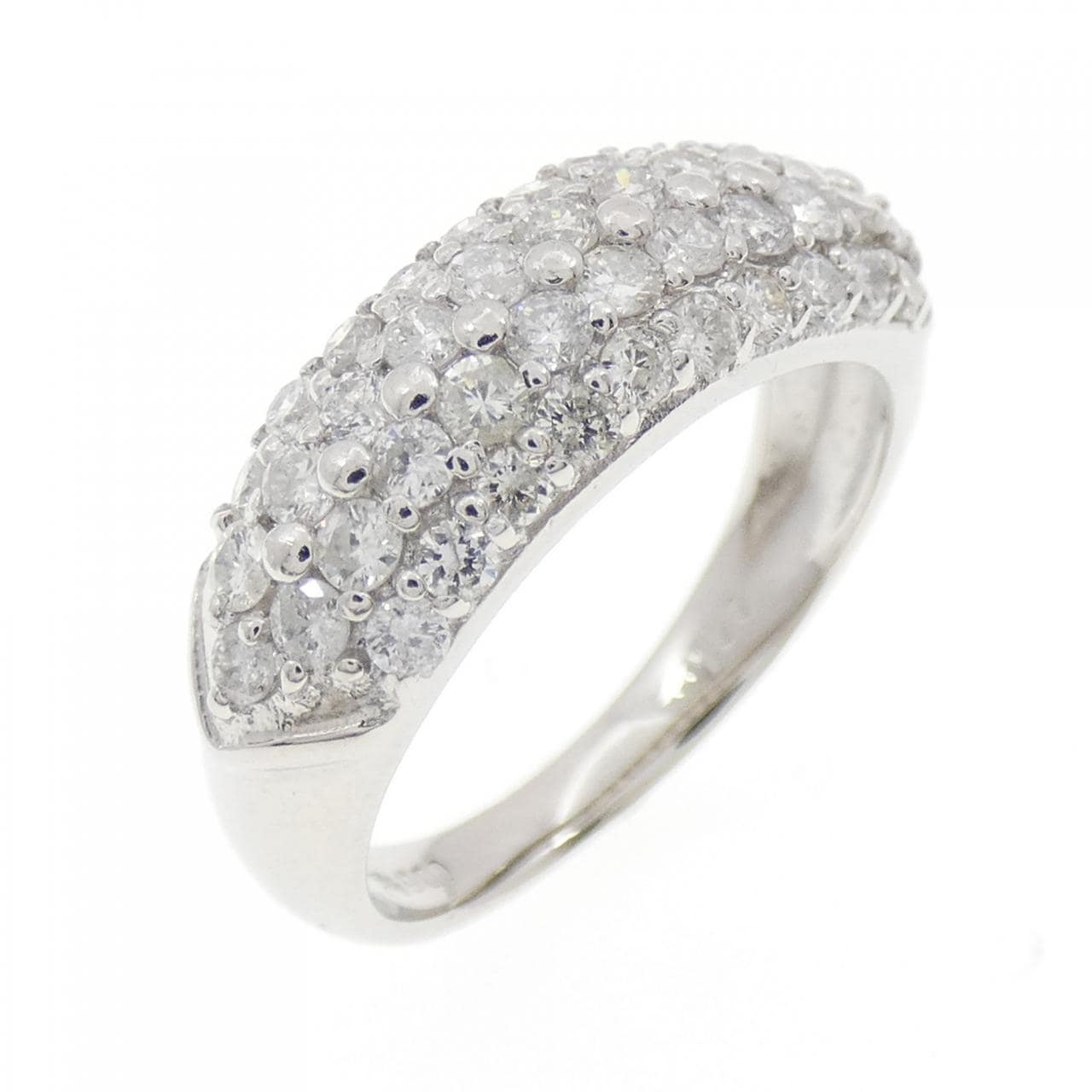 PT900 パヴェ ダイヤモンド リング 1.00CT