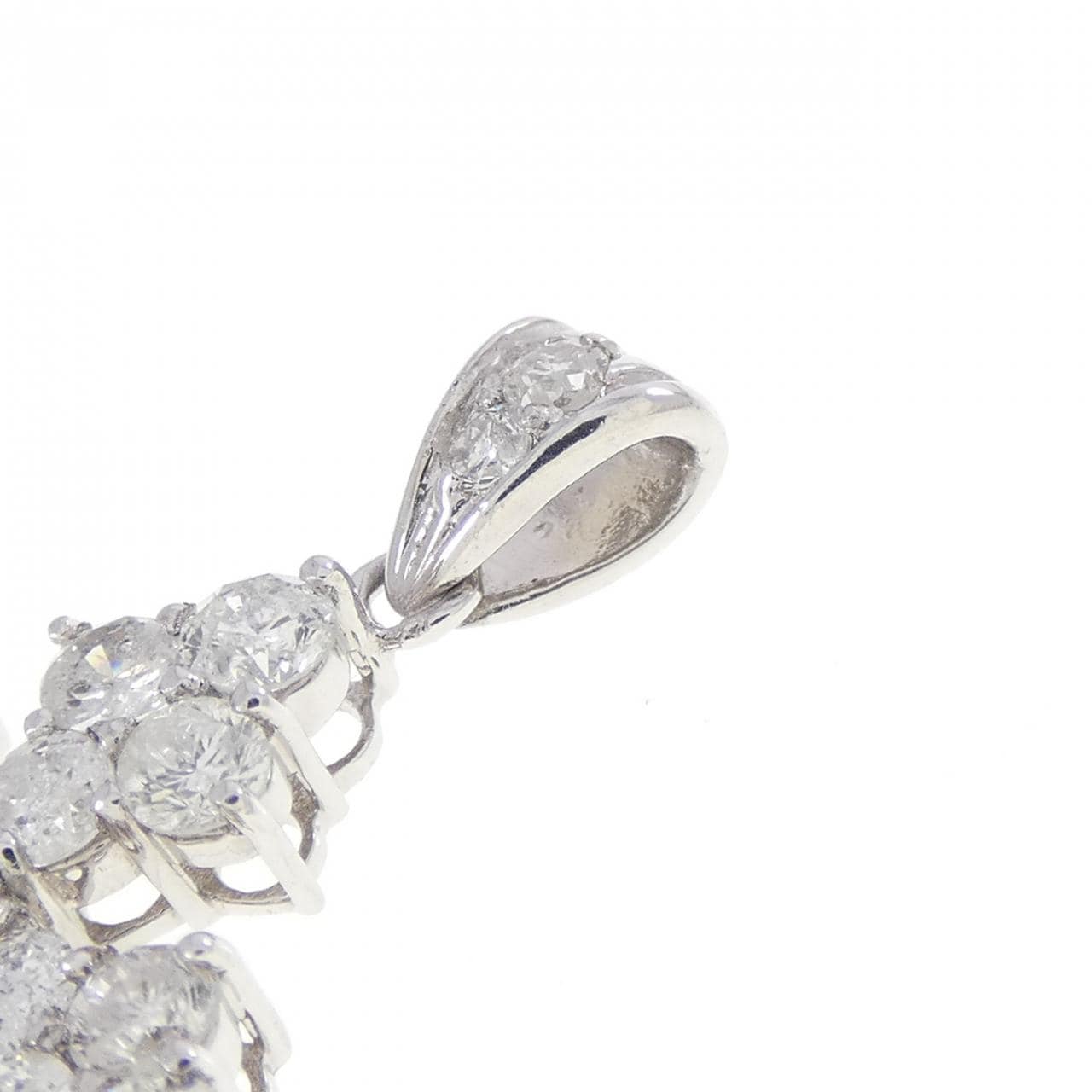 PT900 クロス ダイヤモンド ペンダント 1.00CT