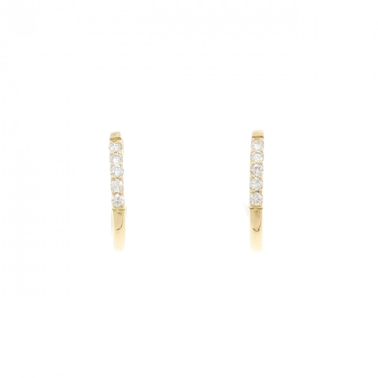 【リメイク】K18YG ダイヤモンド ピアス 0.10CT