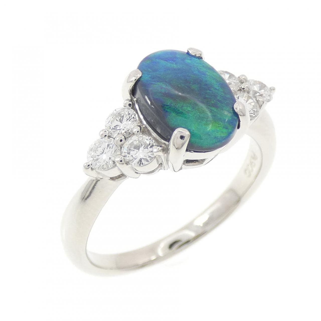 PT900 ブラックオパール リング 1.01CT
