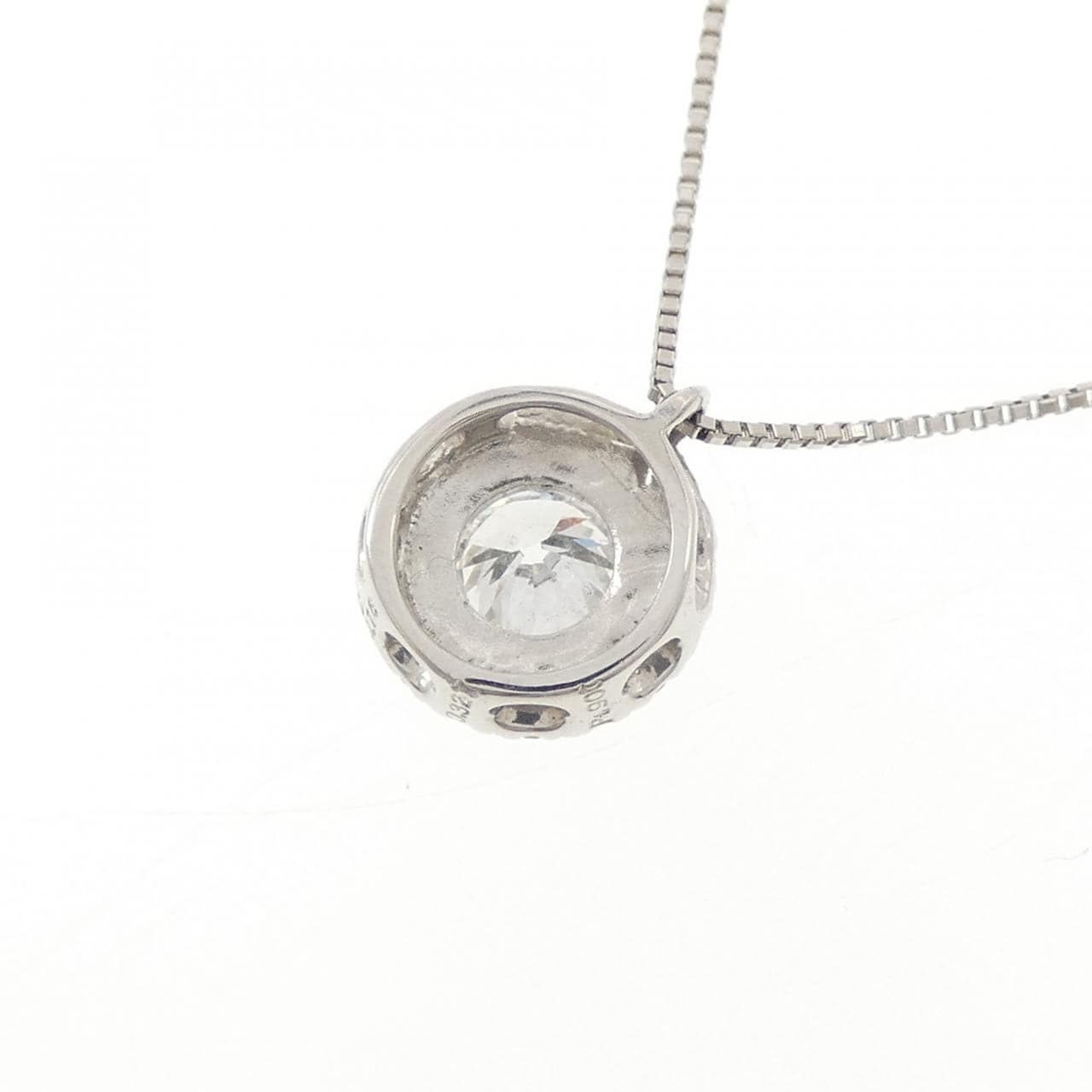 PT900/PT850 ダイヤモンド ネックレス 0.327CT F SI2 VG