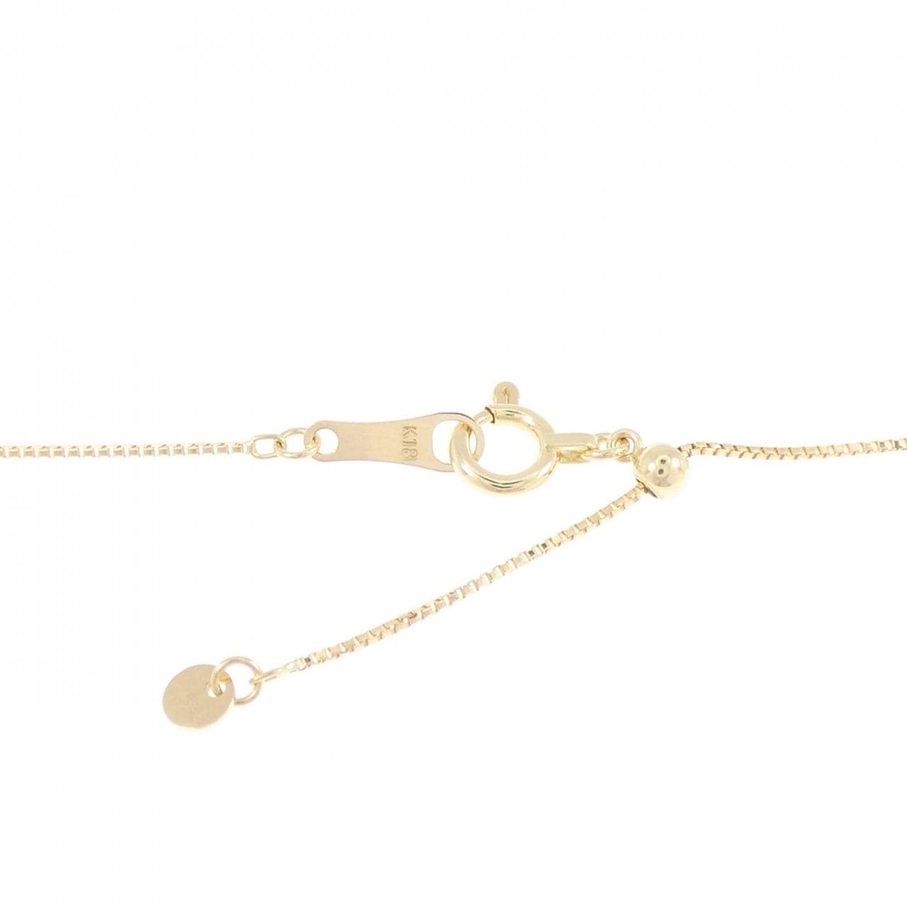K18YG ダイヤモンド ネックレス 0.31CT