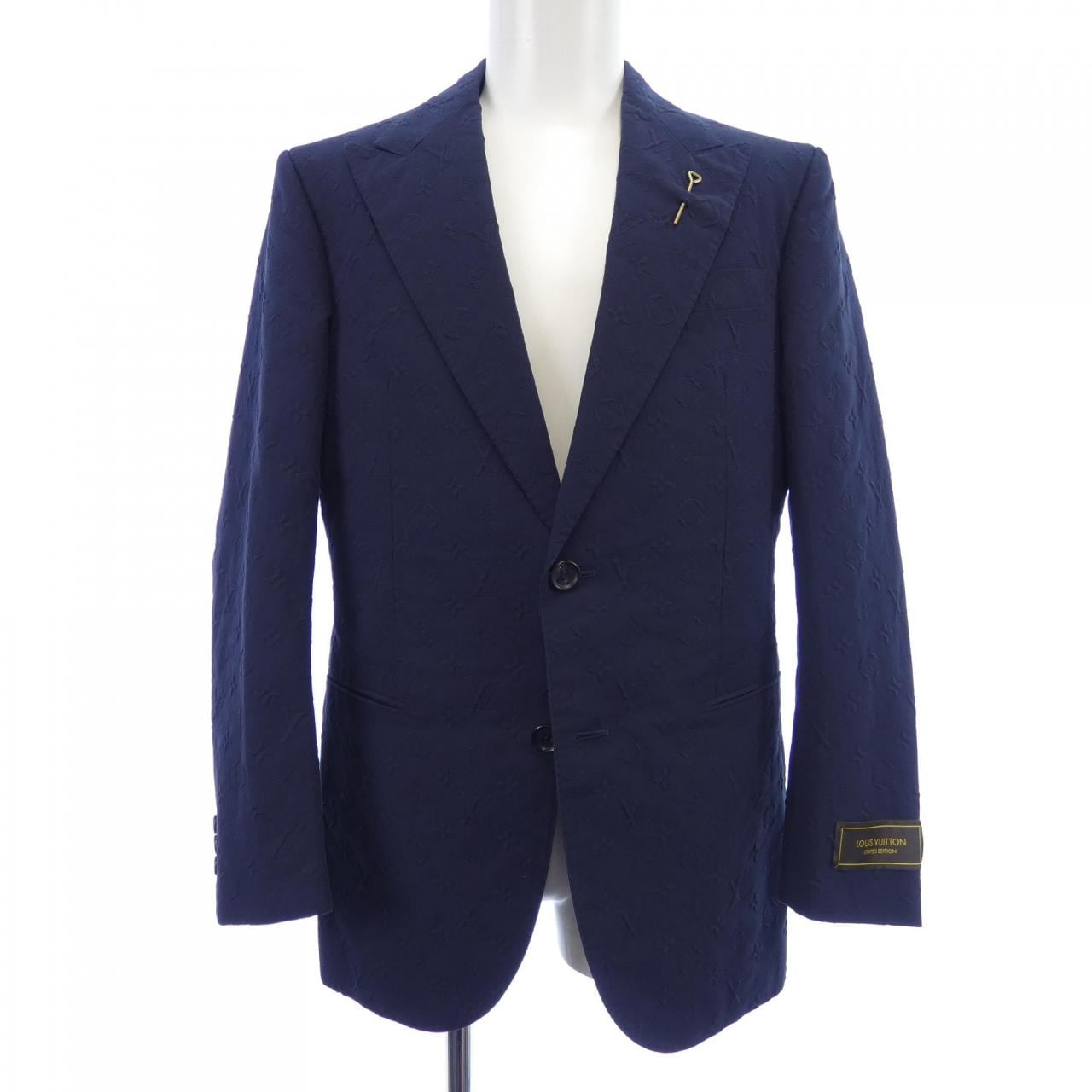 ルイヴィトン LOUIS VUITTON エンボスモノグラムシングルブレステッドジャケット HKJ42EZDC ジャケット