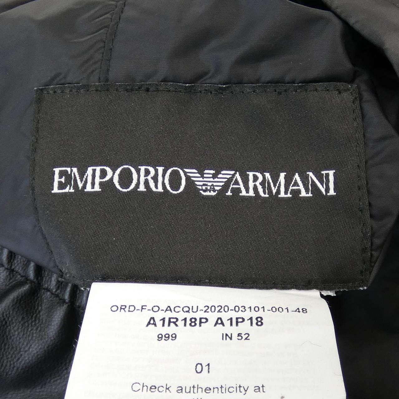 エンポリオアルマーニ EMPORIO ARMANI レザージャケット