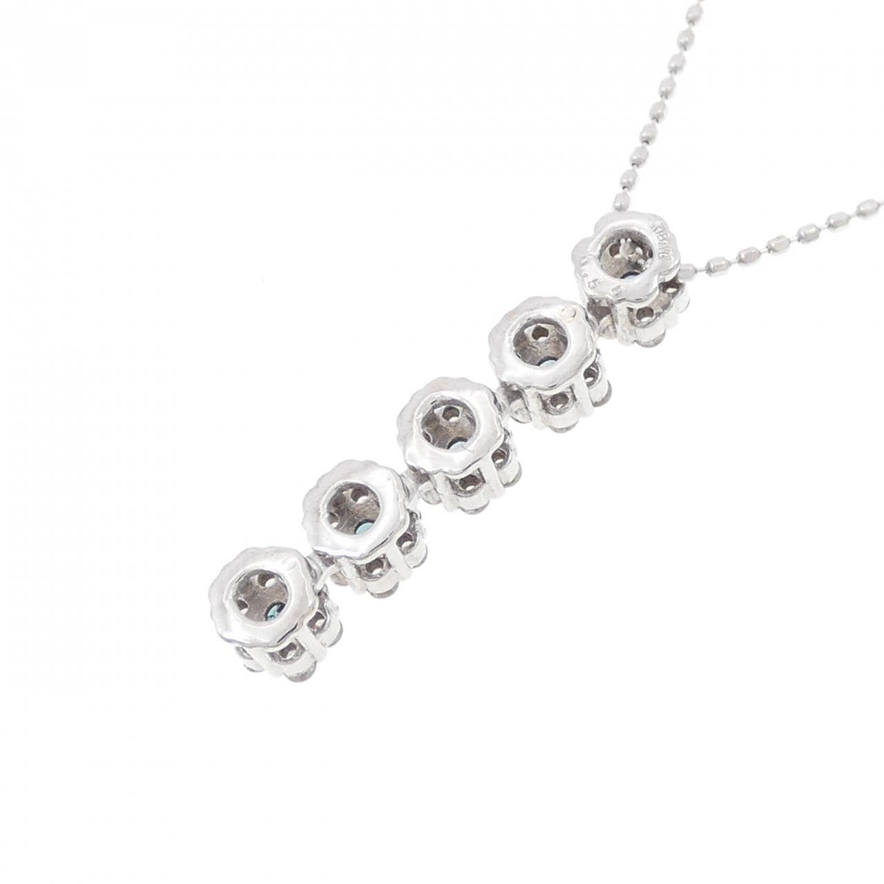 K18WG ダイヤモンド ネックレス 0.50CT