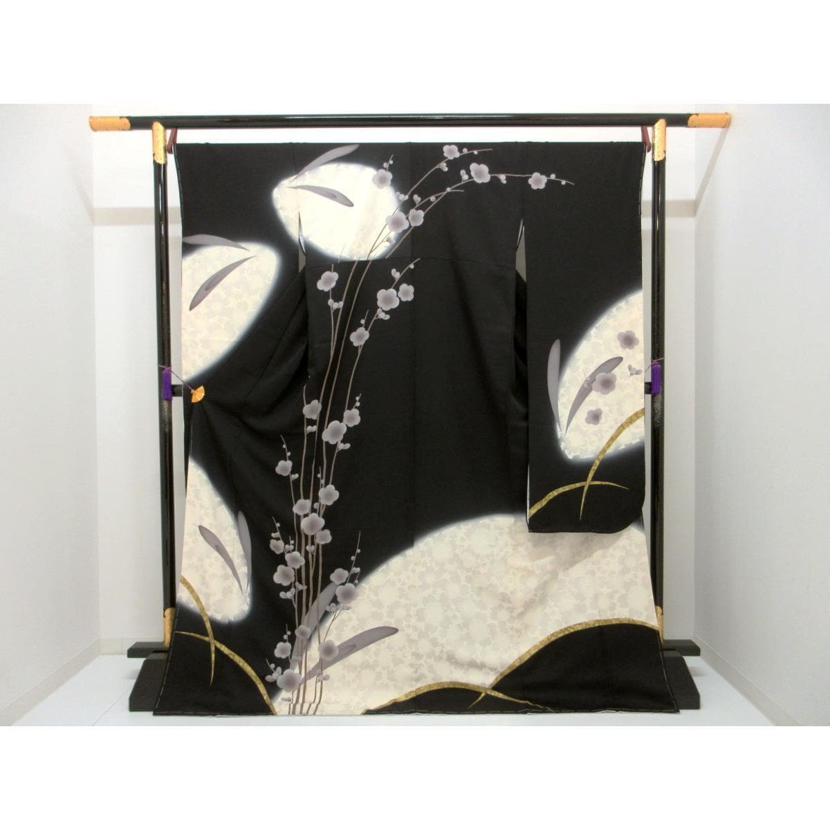 【未使用品】振袖　友禅金彩加工　ボカシ染