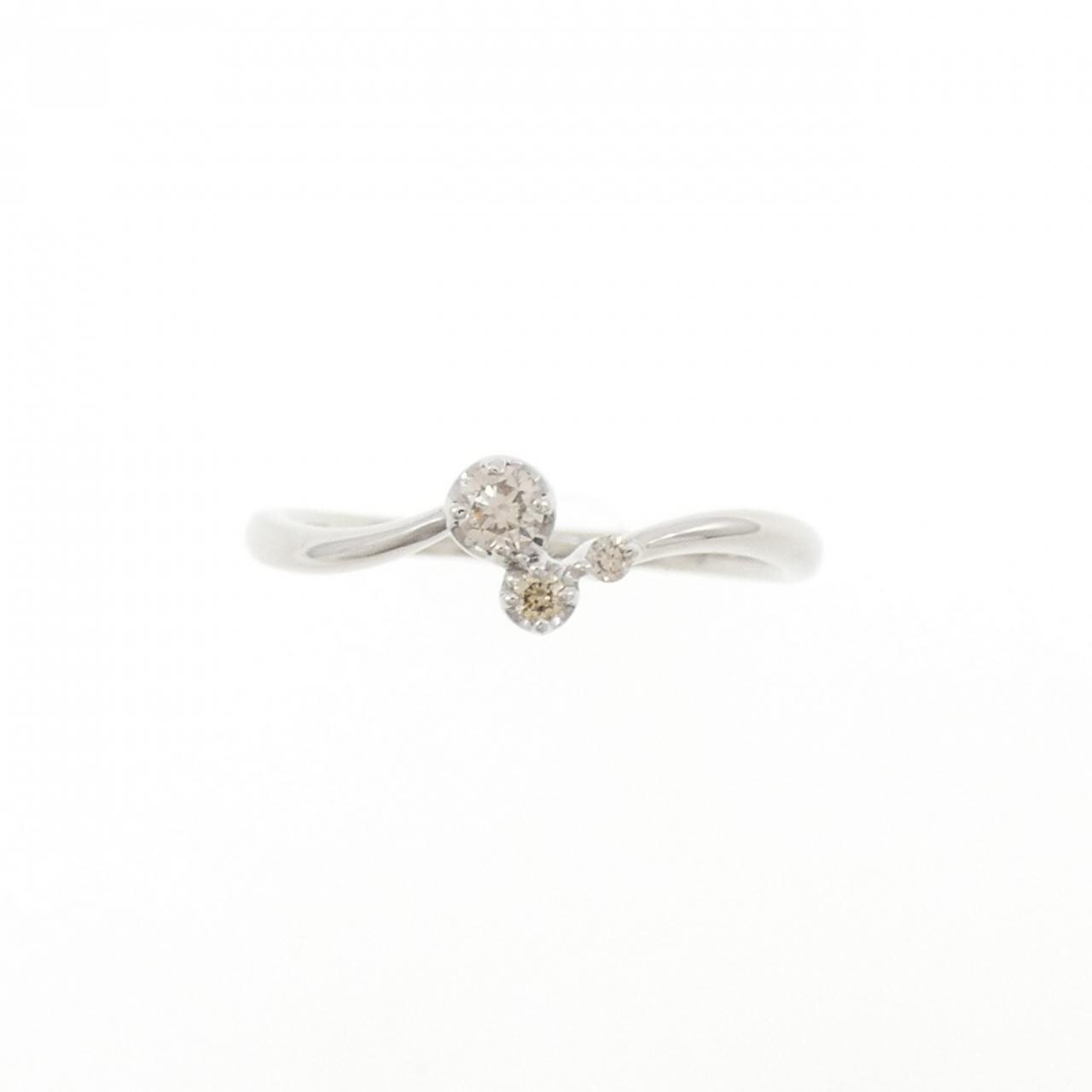 PT950 ダイヤモンド リング 0.06CT