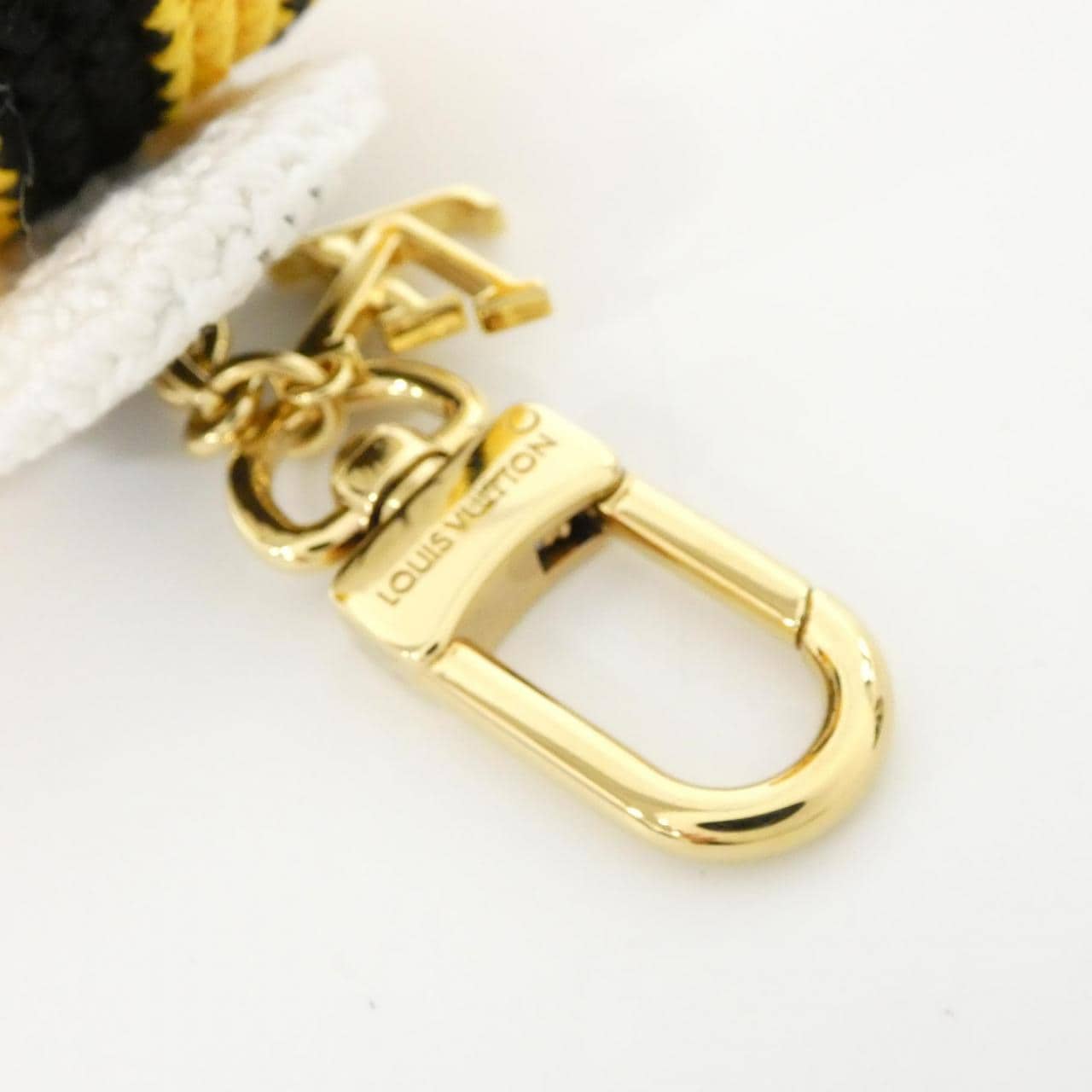 ルイヴィトン ビー LV クロシェ M02585 キーリング