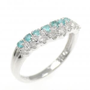 K14WG トルマリン リング 0.14CT