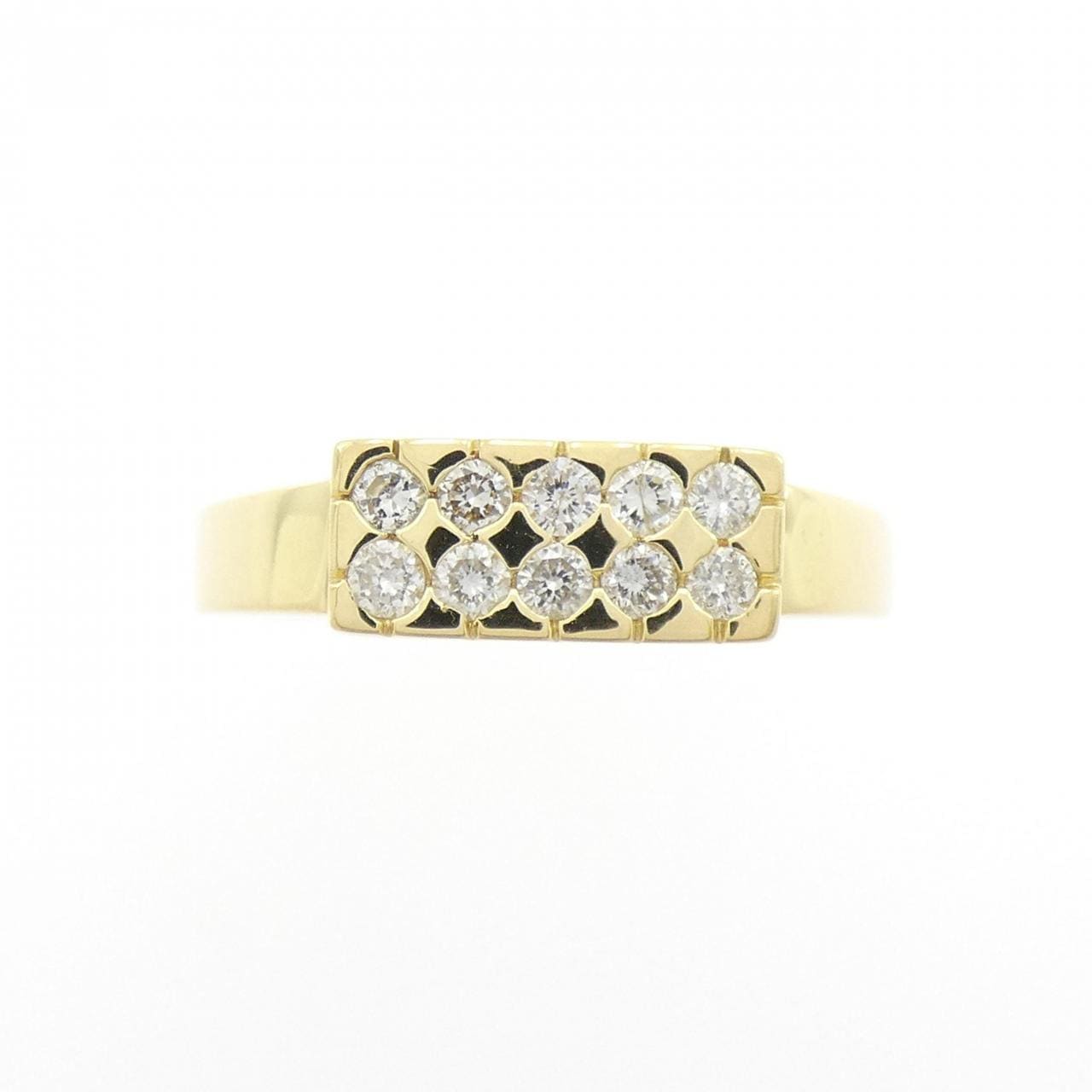 K18YG ダイヤモンド リング 0.30CT