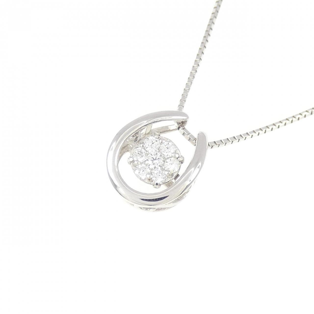 PT ダイヤモンド ネックレス 0.11CT