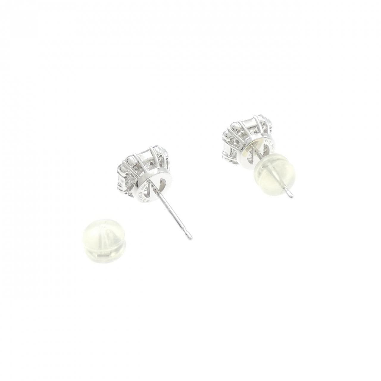 【新品】PT900 ダイヤモンド ピアス 0.323CT 0.316CT G SI1 VG