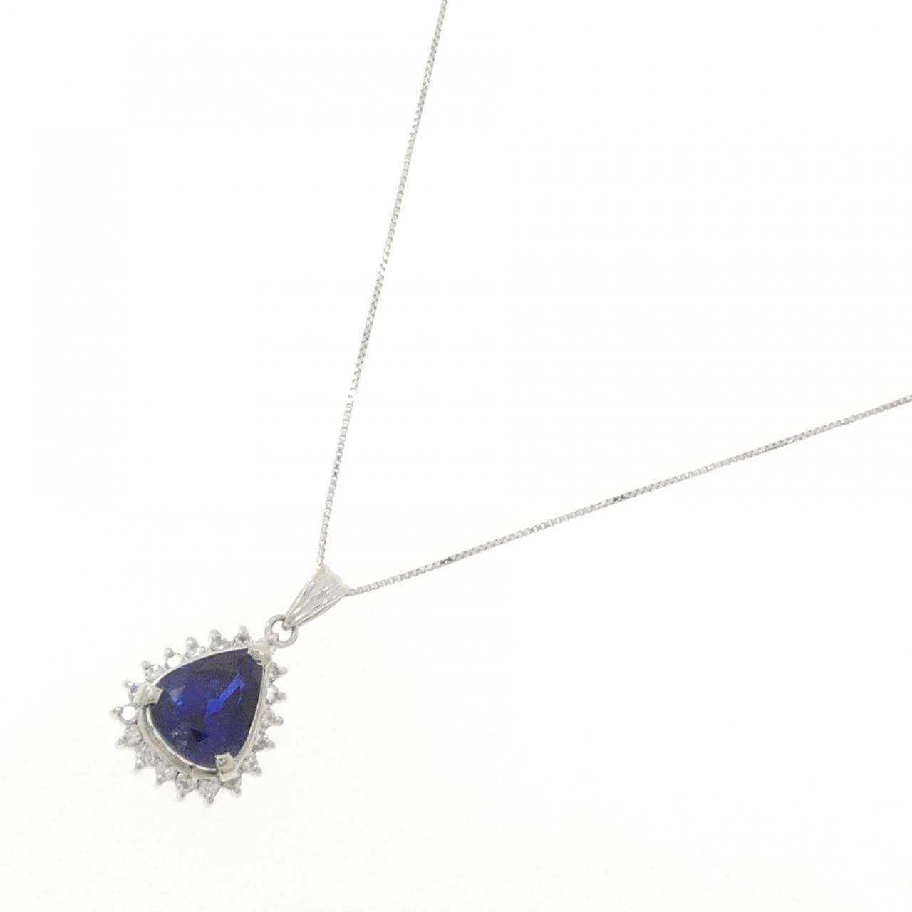 PT900/PT850 サファイヤ ネックレス 2.64CT