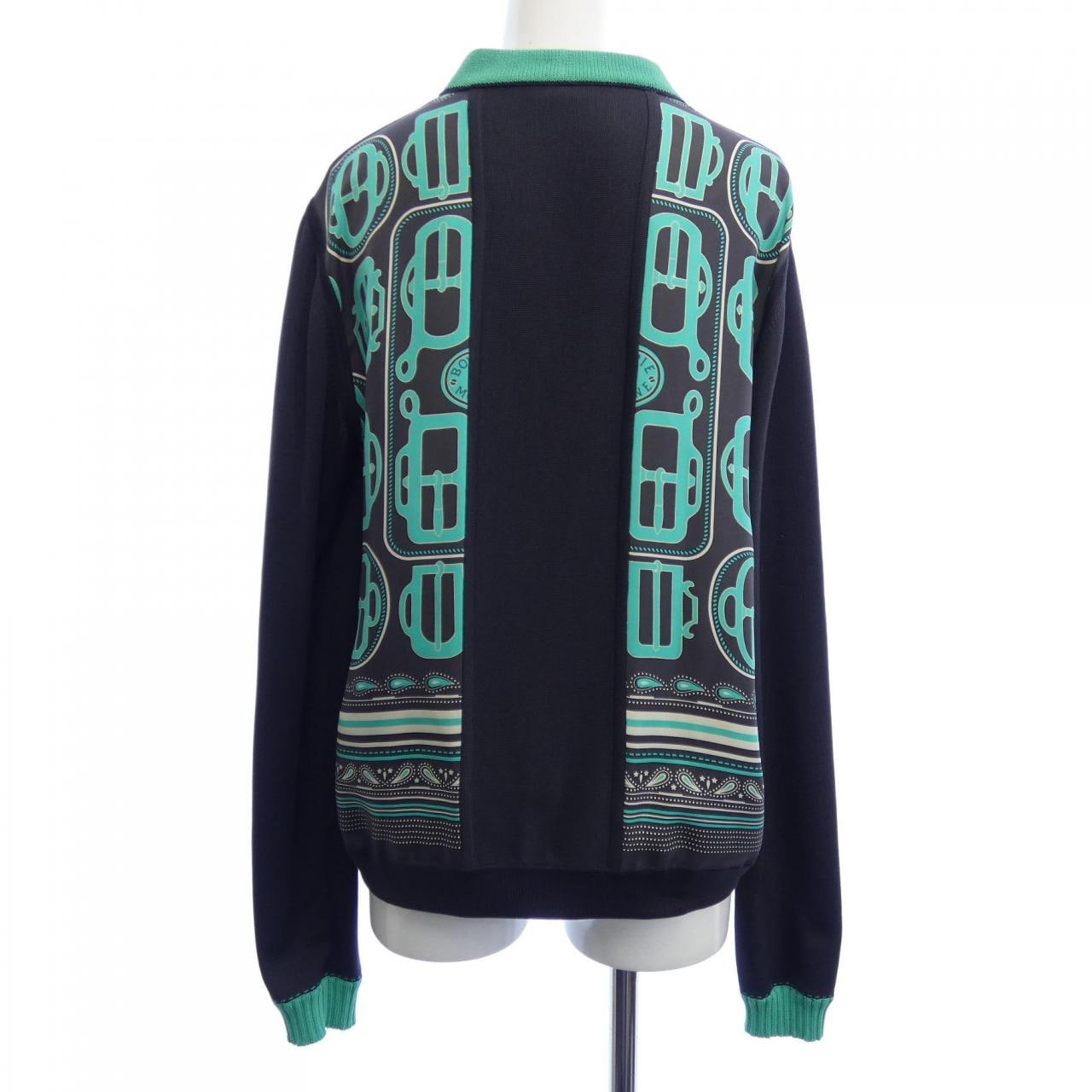 エルメス HERMES BOUCLERIE MODERNE BANDANA *96-7722 ツイルレーヌ カーディガン