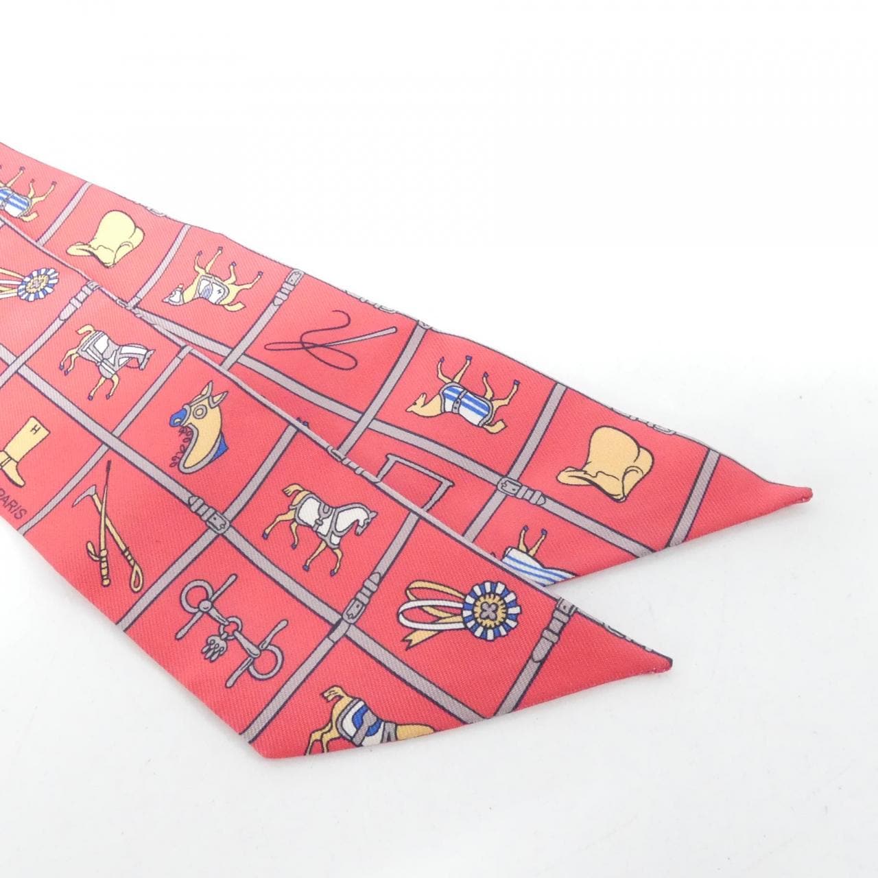 【未使用品】エルメス COUVERTURES ET TENUES ツイリー 061356S スカーフ