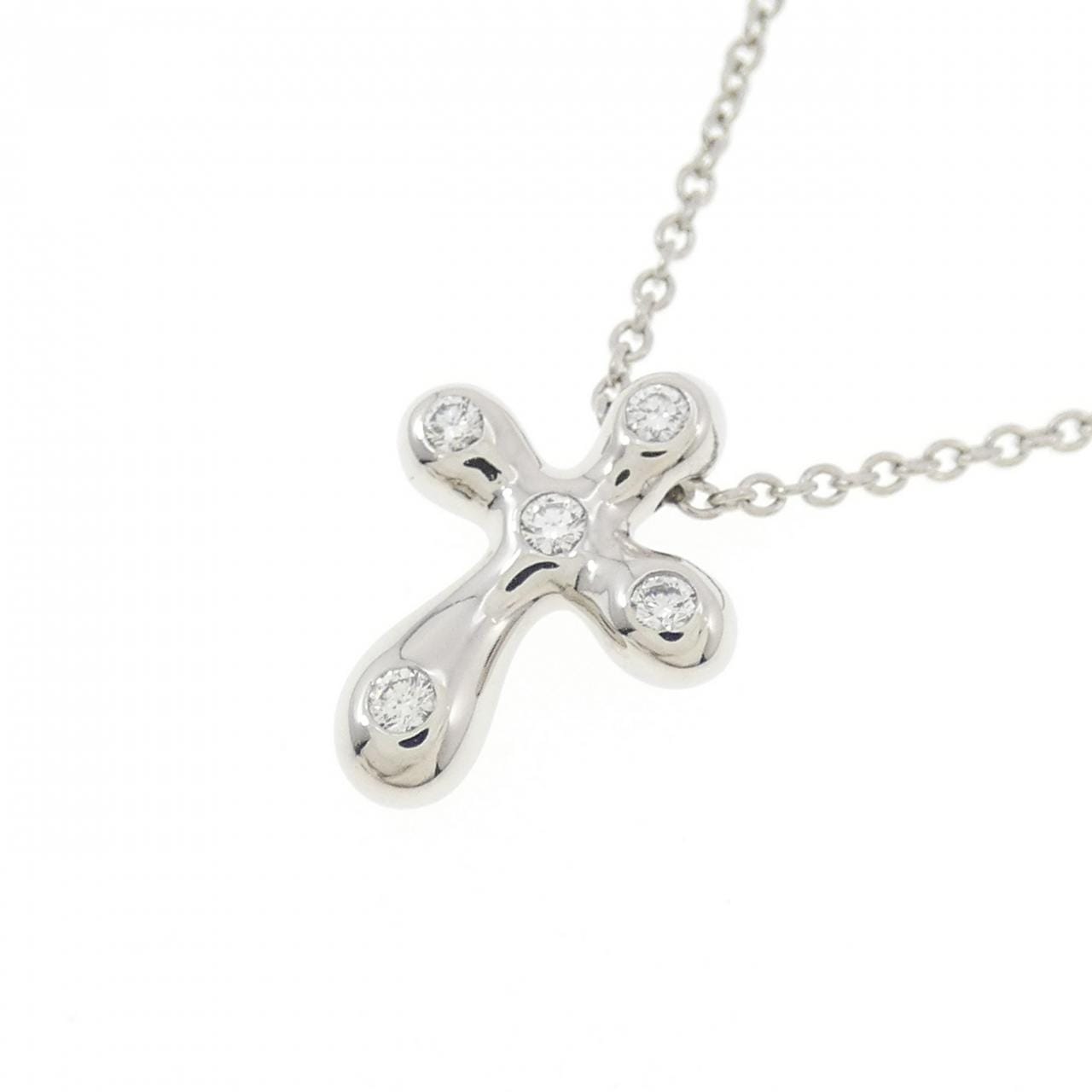 ティファニー ミニクロス ネックレス