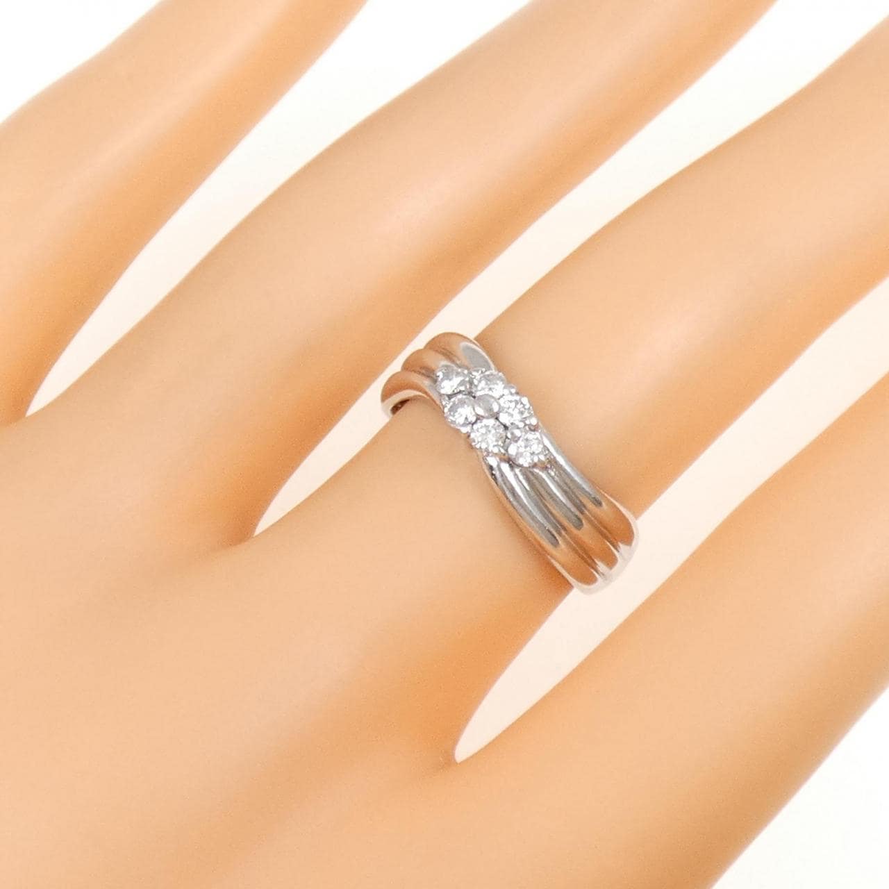 PT900 ダイヤモンド リング 0.25CT