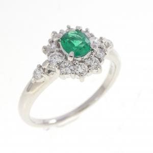 PT900 エメラルド リング 0.24CT