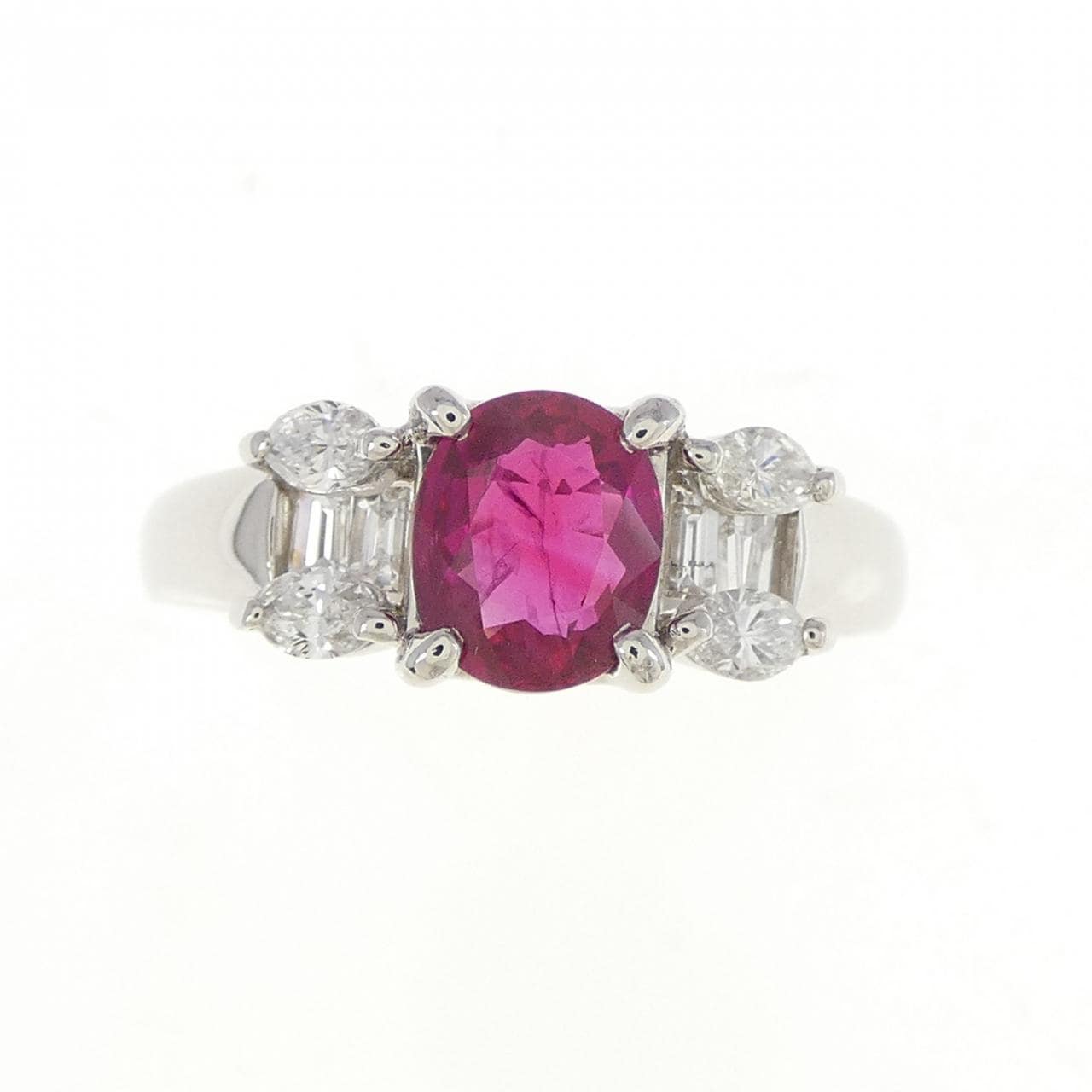 PT900 ルビー リング 1.05CT