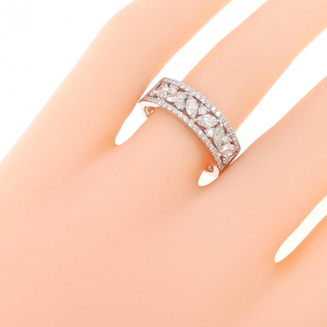 【新品】PT900 ダイヤモンド リング 0.75CT