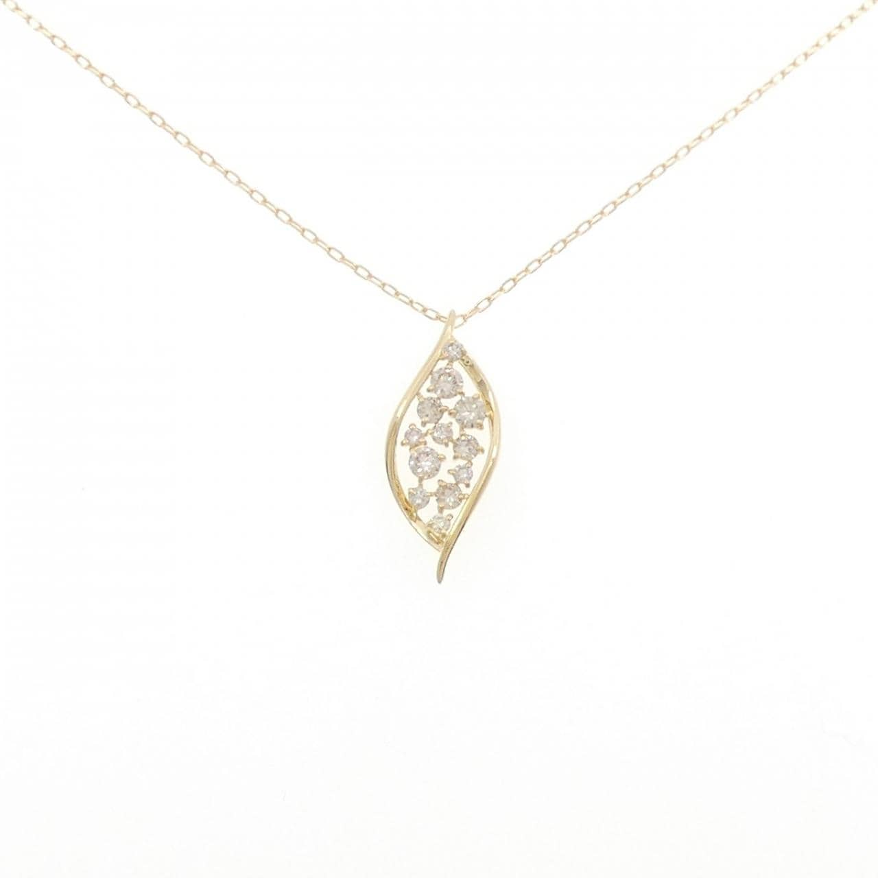 K18YG ダイヤモンド ネックレス 0.40CT