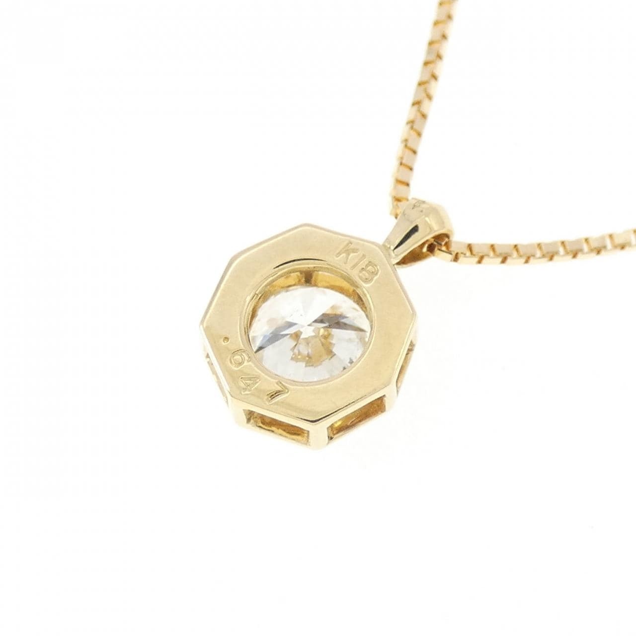 K18YG ダイヤモンド ネックレス 0.647CT