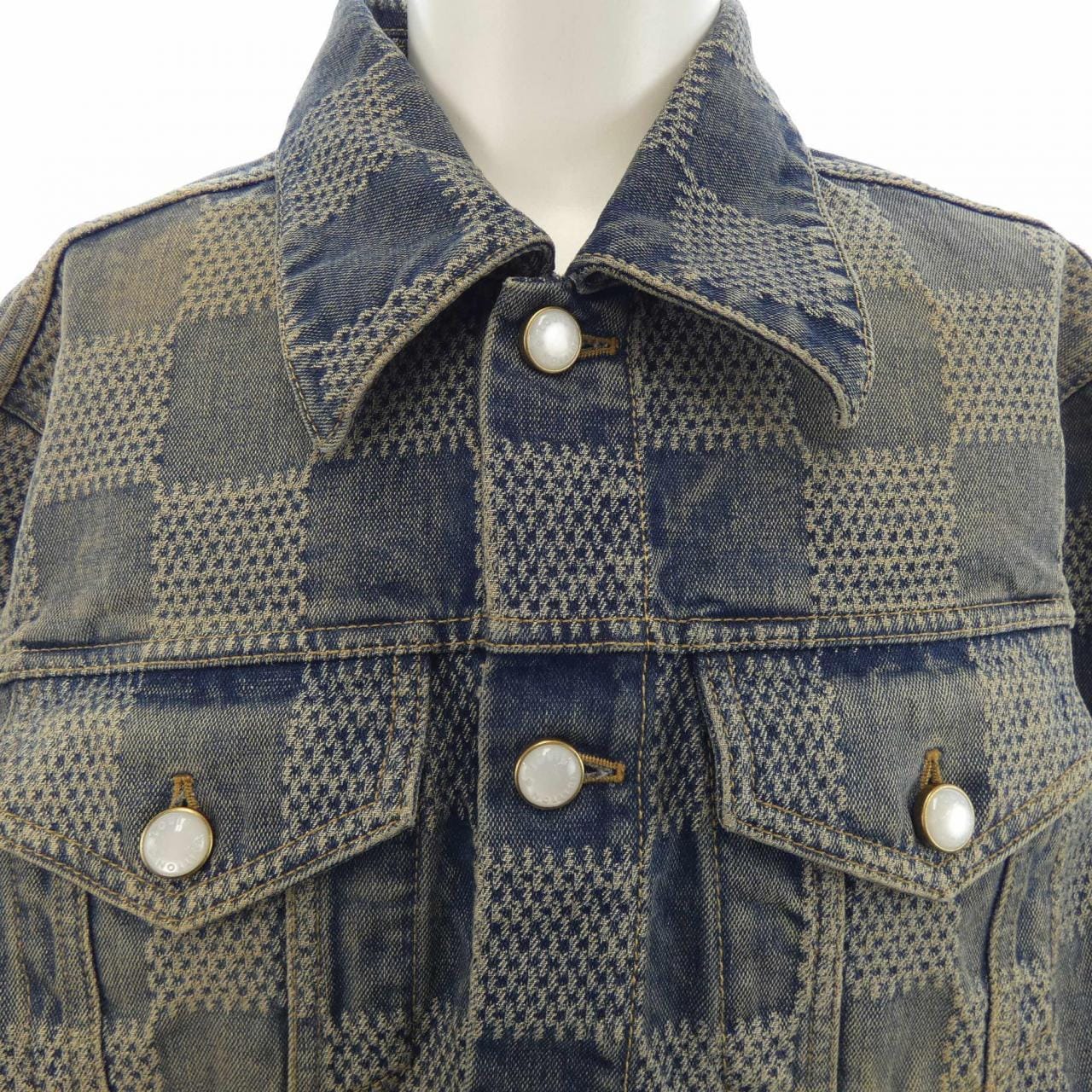 ルイヴィトン LOUIS VUITTON HRA74WGRT デニムジャケット