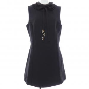 ルイヴィトン LOUIS VUITTON プリーツカラー フィットドレス FTRS08NQA ワンピース