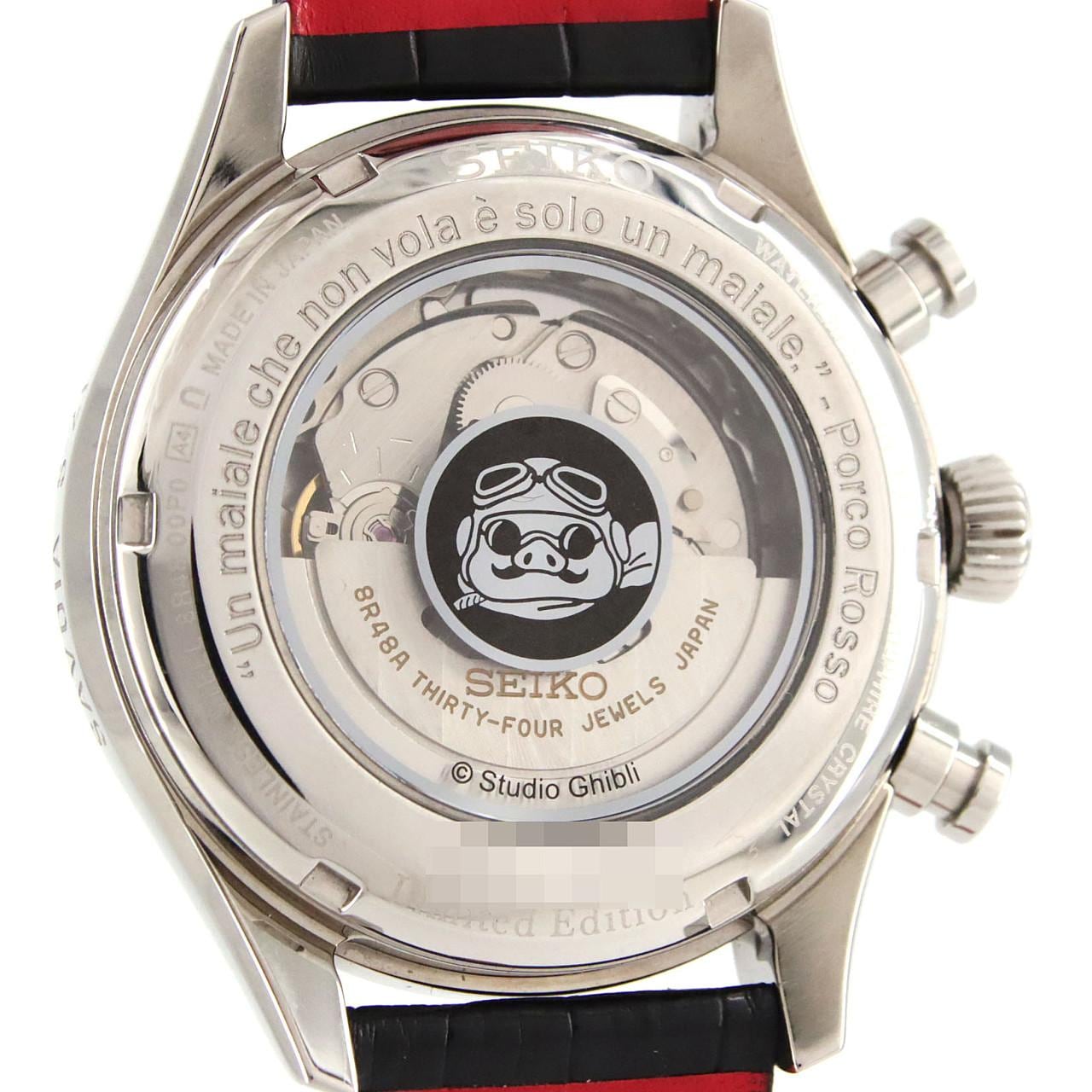 セイコー プレザージュ･スタジオジブリ紅の豚 LIMITED 8R48-00P0/SARK017 SS 自動巻
