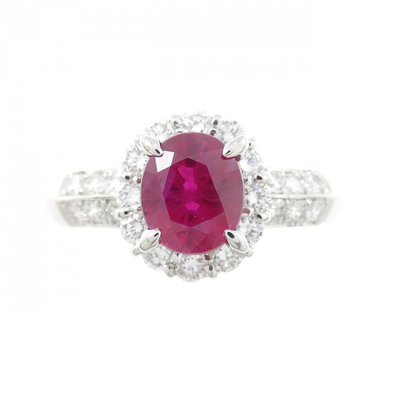 PT900 ルビー リング 1.29CT