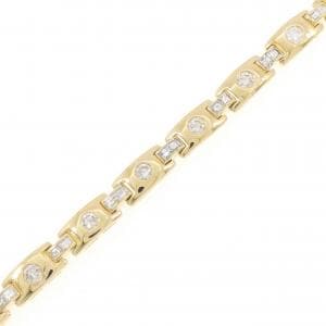 750YG ダイヤモンド ブレスレット 2.46CT